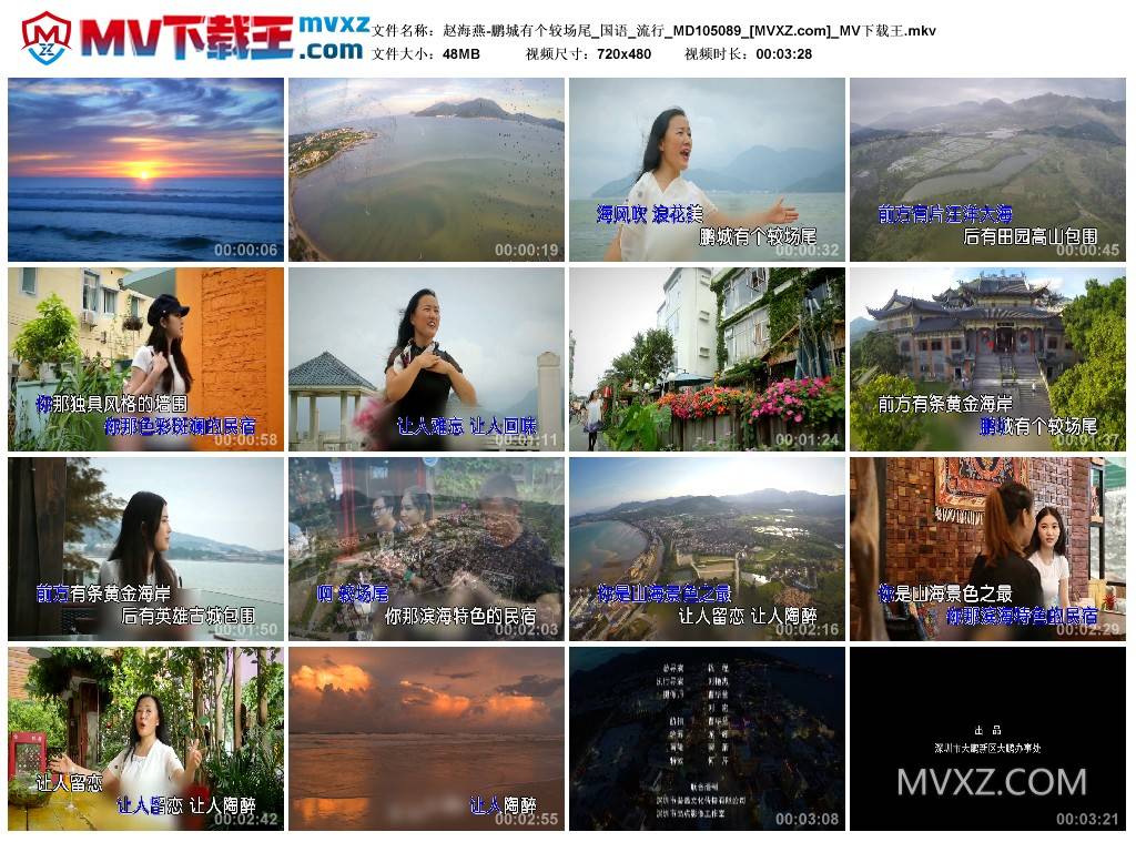 赵海燕-鹏城有个较场尾_国语_流行_MD105089